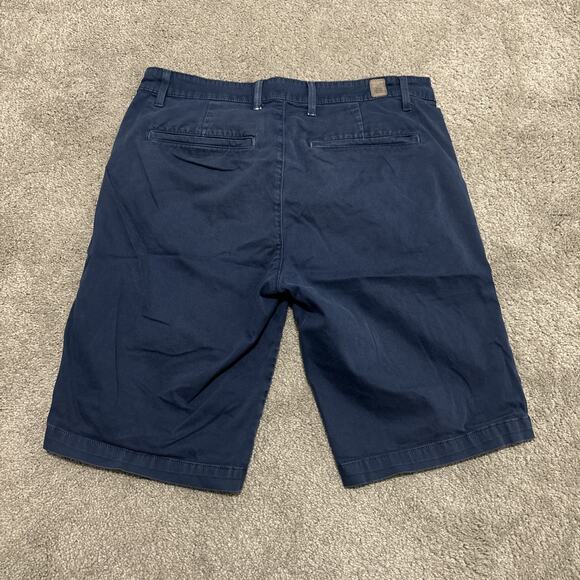 AG Adriano Goldschmied Mens The Griffin Chino Shorts 34 Blue - Picture 2 of 7